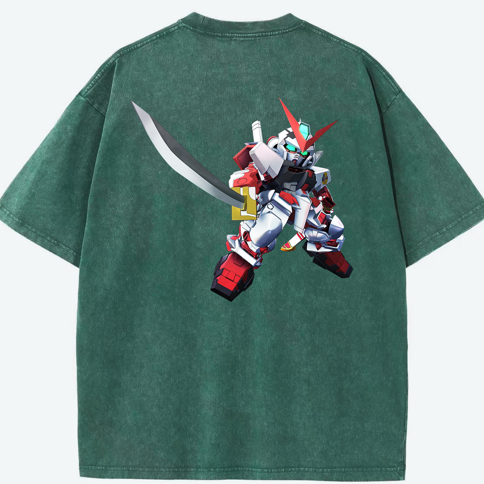 （画像用） 機動戦士ガンダム Mobile Suit Gundam 綿100% ヴィンテージ風 半袖Tシャツ（背面プリント）